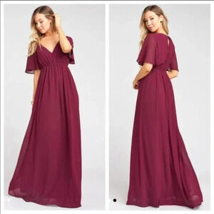 Show Me Your Mumu  wine maxi dress